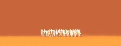 1:400 Piloten, Stewardessen, 