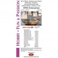 Blöckchen, Jungfern und Herz Satz HMS Enterprize 