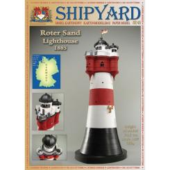 Roter Sand Leuchtturm Maßstab 1:87 (H0) 