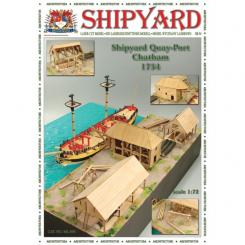 Shipyard Quay - Port - Chatham 1754 scale 1:72 