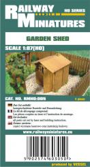 Garden Shed scale 1:87 (H0) 