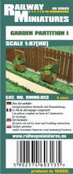 Garten Trennwand I scale 1:87 (H0) 