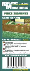 Fence Segments scale 1:87 (H0) 
