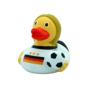 Football player duck, female - design by LILALU 