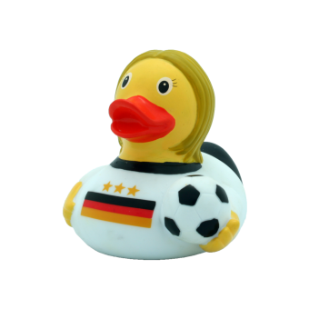 Football player duck, female - design by LILALU 