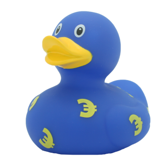 Duck with Euro signs - design by LILALU 