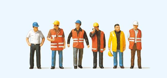 Arbeiter mit Warnweste 