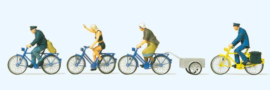 Radfahrer, Fahrradanhänger 