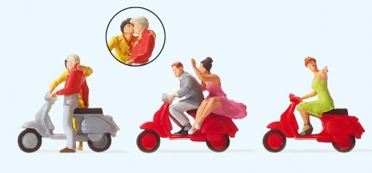 Vespa-Fahrer 