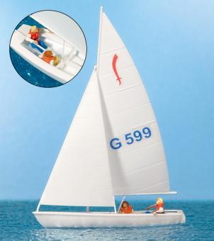 Segler (2). Segelboot Korsar 