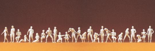 Modellfiguren Adam und Eva 