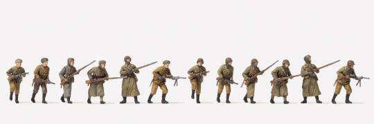 Angreifende Infanterie. Winte 
