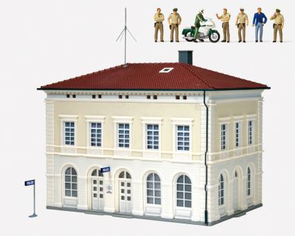 Polizeiwache. Polizeibeamte. 