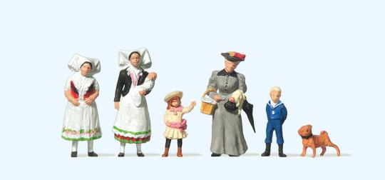 Spreewälder Gruppe. Um 1900 