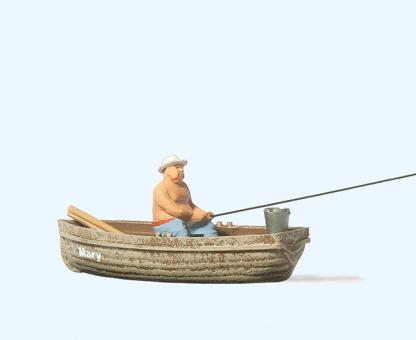 Angler im Boot 