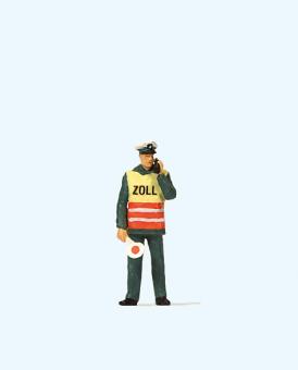 Zollbeamter mit Warnweste 