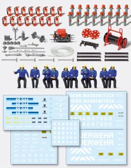 Feuerwehr-Set. Tragkraftsprit 