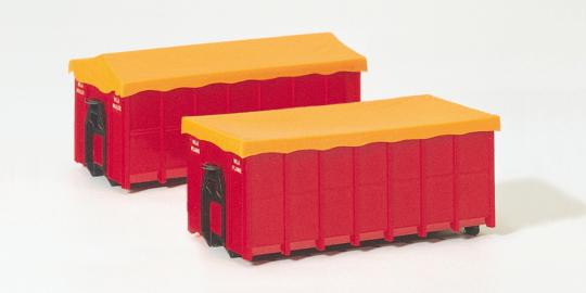 Container mit Plane für Abrol 