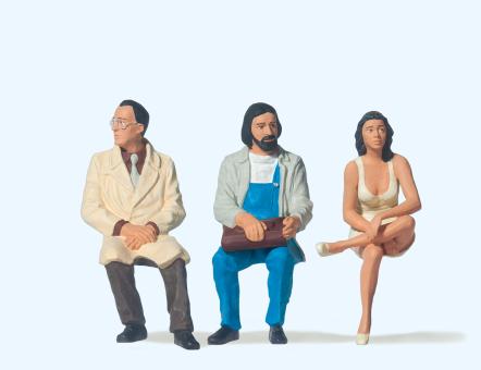 Sitzende Reisende 