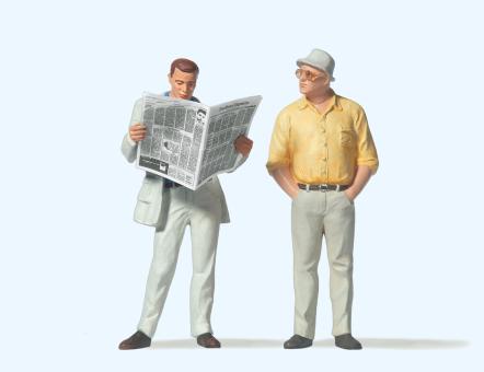 Zeitungsleser, Passant 