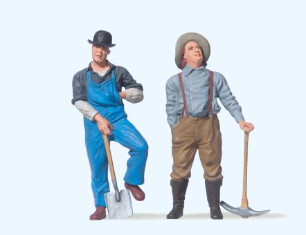 Gleisbauarbeiter. Um 1900 