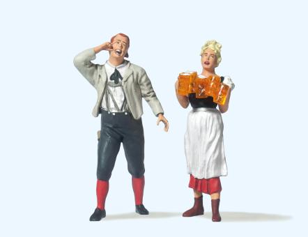 Kellnerin, Gast 