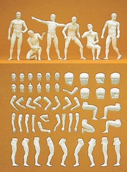 Modellfigur Adam. 6 unbemal 