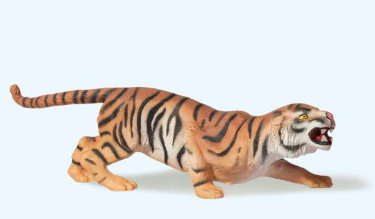 Tiger angreifend 