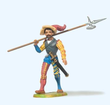 Landsknecht im Marsch, mit He 