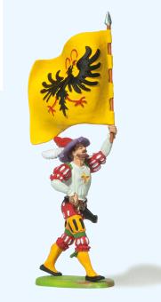 Fähnrich im Marsch 