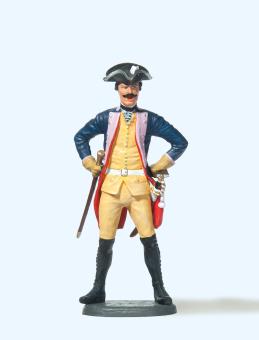 Unteroffizier stehend, Musket 