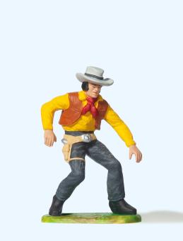 Cowboy, Revolver ziehend 