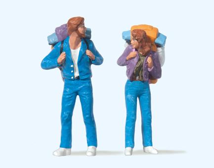Rucksacktouristen 
