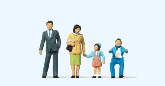 Japanische Familie 