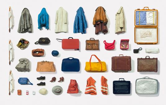 Koffer und Taschen. Bausatz 