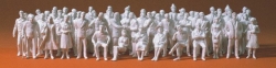 60 unbemalte Figuren. Bausatz 
