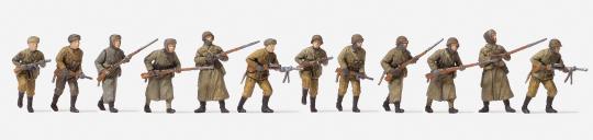 Angreifende Infanterie. Winte 