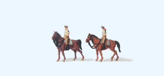 Berittene Polizei. Sommerunif 