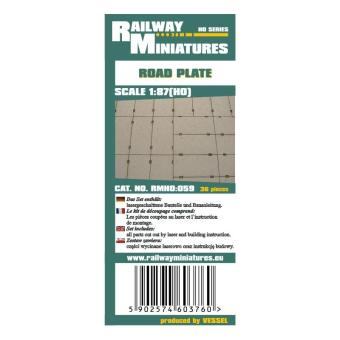 Straßenplatten Scale 1:87 (H0) 