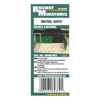 Metal Gate scale 1:87 (H0) 
