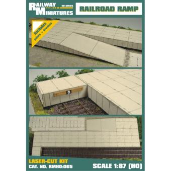 Railroad Ramp Scale 1:87 (H0) 